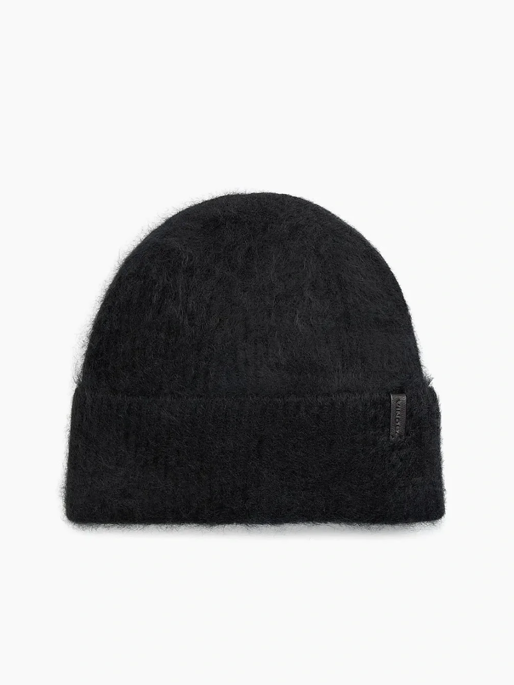 Vince Women's Natural Boucle Cuffed Wool & Cashmere-Blend Hat black/like new